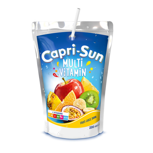 "CAPRI-SUN Multi Vitamin" sulčių gėrimas 200ml | Multum