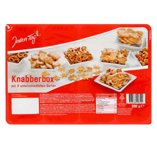 JEDEN TAG Knabberbox užkandžių rinkinys 250g | Multum