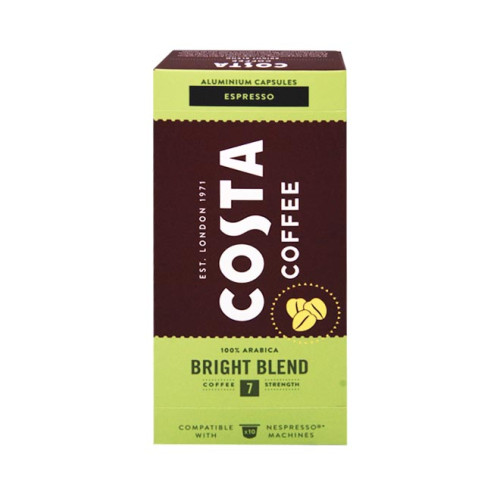 COSTA COFFEE Bright Blend Espresso kavos kapsulės Nespresso (10) 57g | Multum