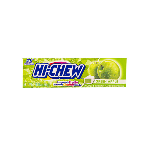 HI-CHEW žali obuolių kramtomieji saldainiai 50g | Multum