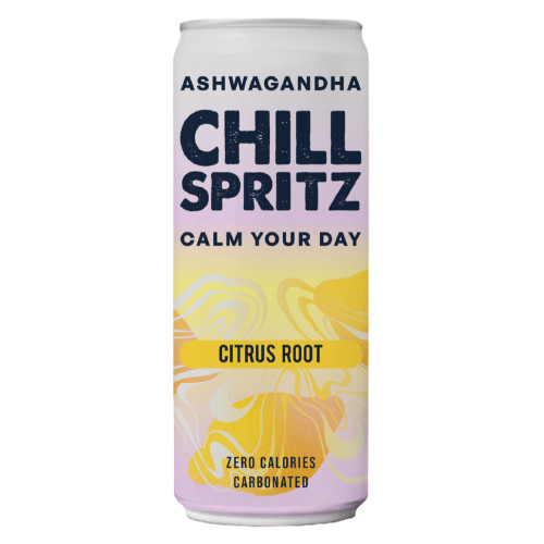 CHILL SPRITZ citrusinių vaisių šaknų gėrimas su vitaminais 330ml | Multum