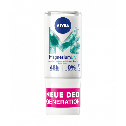 NIVEA magnio sausas dezodorantas - ritinėlis 50ml | Multum