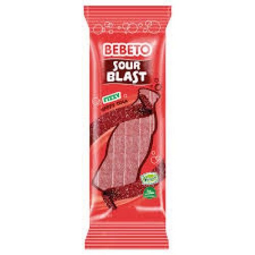 BEBETO rūgštus sprogimas Fizzy Cola želė saldainiai 180g | Multum