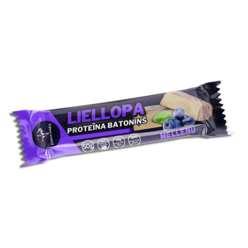 FITNESS CHANNEL Jautienos baltymų batonėlis su juodųjų serbentų skoniu 50g | Multum