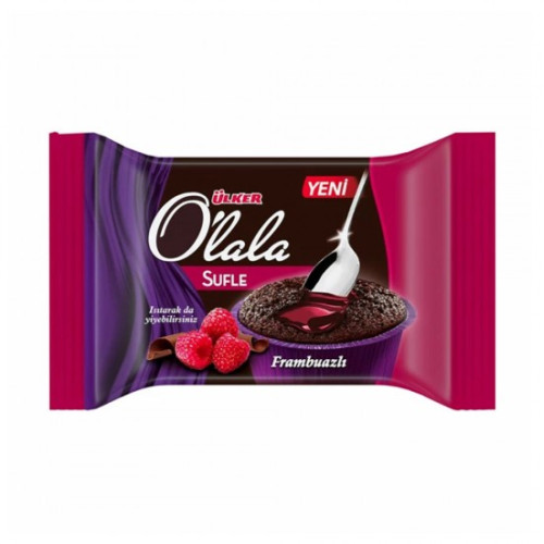 ULKER O'lala Suflė tortas su aviečių skoniu 70g | Multum