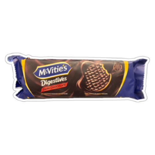 MCVITIES Digestives sausainiai su juoduoju šokoladu 150g | Multum
