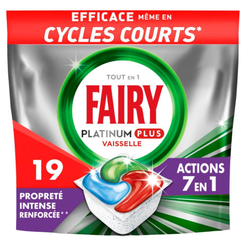 FAIRY Platinum Plus Originalios indų plovimo kapsulės 19vnt | Multum