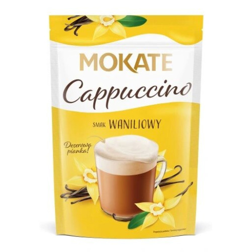 MOKATE Cappuccino, vanilė 110g | Multum