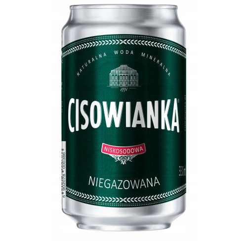 CISOWIANKA negazuotas mineralinis vanduo, skardinėje 330ml | Multum