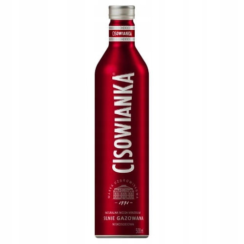 CISOWIANKA labai gazuotas mineralinis vanduo, Al 500ml | Multum