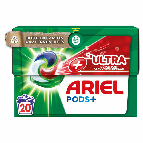 ARIEL All in 1 Ultra Stain Remover skalbinių skalbimo kapsulės 20vnt | Multum