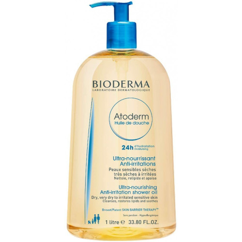 BIODERMA Atoderm dušo aliejus 1L | Multum