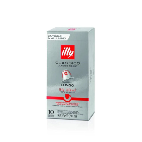 ILLY Classico Lungo Nesspresso kavos kapsulės (10) 57g | Multum