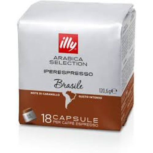 ILLY Iperespresso juoda kava, Brazilijos kapsulės (18) 120.6g | Multum