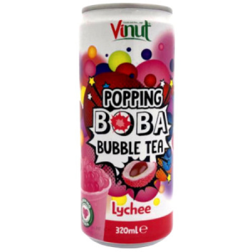 VINUT Popping Bubble Tea ličiai 320ml | Multum