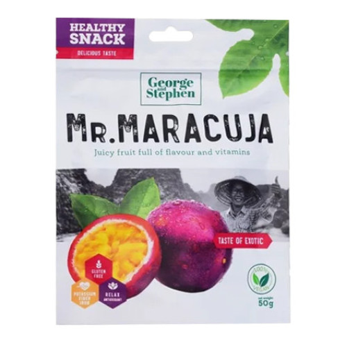 GEORGE & STEPHEN Mr.Passion vaisiai, džiovintos pasifloros, gabaliukais 50g | Multum