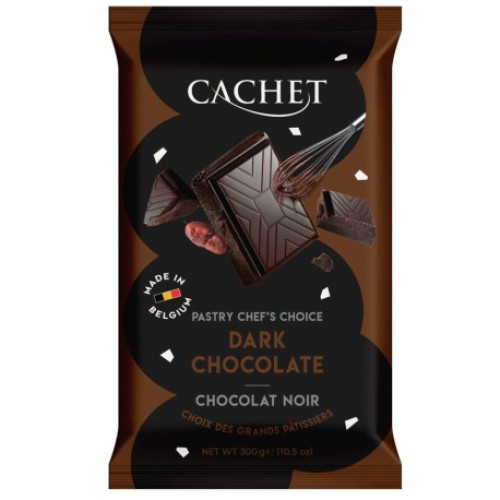 CACHET 54% juodasis šokoladas 300g | Multum