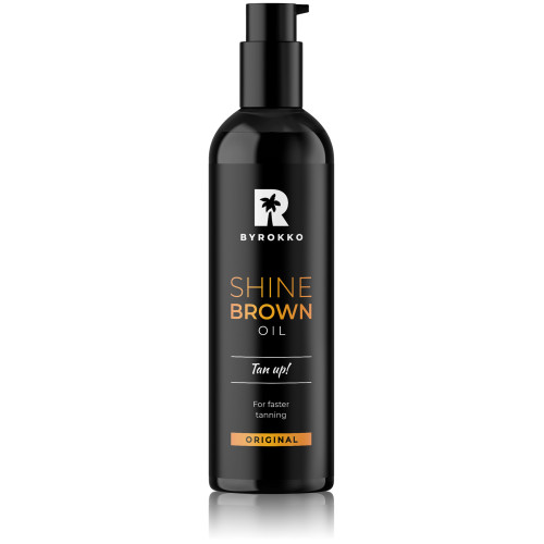 SHINE BROWN Aliejus įdegio aliejus kūnui 150ml | Multum