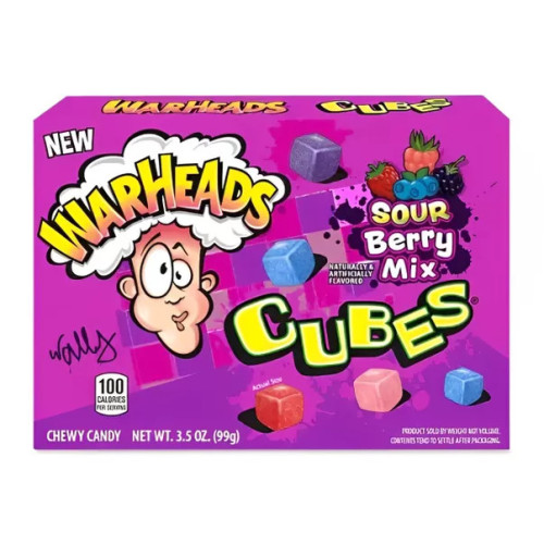 WARHEADS kubeliai Berry Chews 99g | Multum