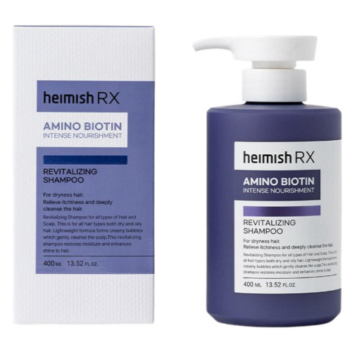 HEIMISH RX amino atjauninantis šampūnas su Biotin 400ml | Multum