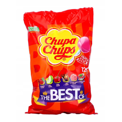 CHUPA CHUPS Geriausias alyvų pasirinkimas (120x12g) 1440g | Multum