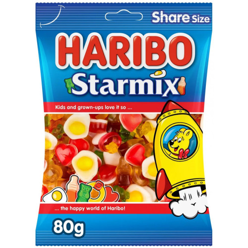 HARIBO Starmix želė saldainiai 80g | Multum