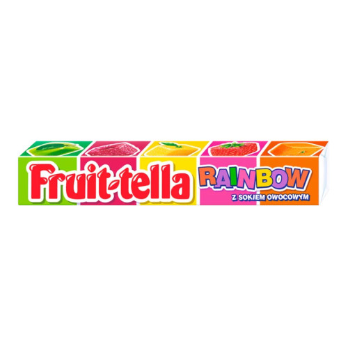 FRUITELLA vaivorykštiniai kramtomieji saldainiai 41 | Multum