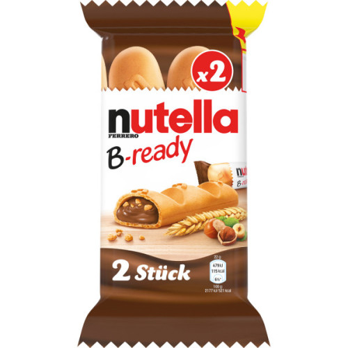 FERRERO Nutella B paruošti vafliniai batonėliai (2) 44g | Multum