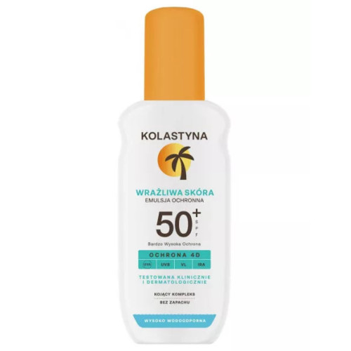 KOLASTYNA pasukų purškiamasis losjonas jautriai odai SPF50+ 150ml | Multum