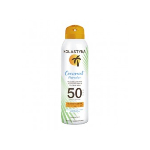 KOLASTYNA Kokosų sauso rūko kremas nuo saulės SPF50 150ml | Multum