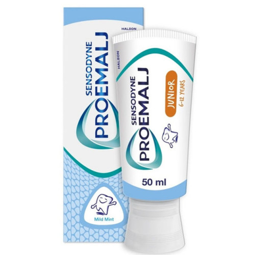 SENSODYNE Proglasur Junior dantų pasta vaikams 6-12g 50ml | Multum
