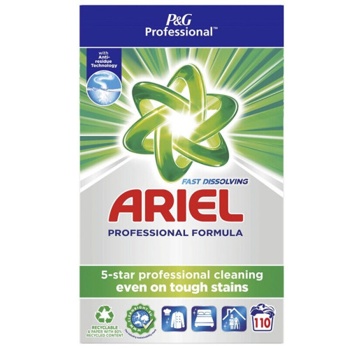 ARIEL reguliarūs profesionalūs skalbimo milteliai (110x) 7,15kg | Multum