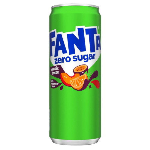 FANTA Zero Exotic, 330ml skardinėje | Multum