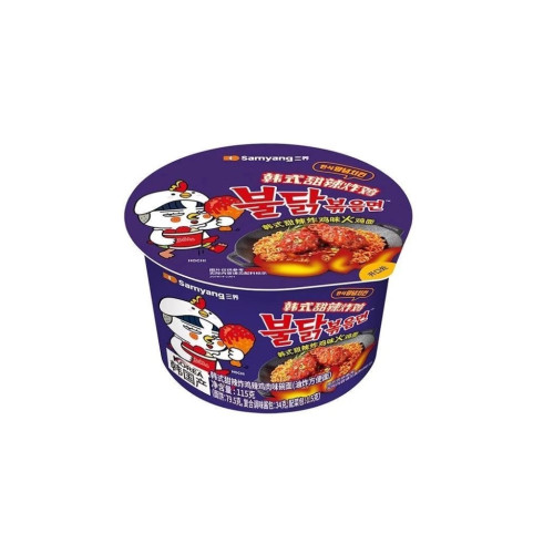 SAMYANG saldūs ir aštrūs kepti makaronai, patiekalas 115g | Multum