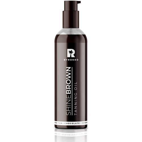 SHINE BROWN šokolado aliejaus įdegio aliejus kūnui 145ml | Multum