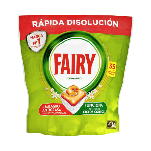 FAIRY All in 1 oranžinė indų plovimo kapsulė 35vnt | Multum