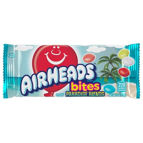 AIRHEADS Bites Paradise Blands kramtomieji saldainiai 56g | Multum