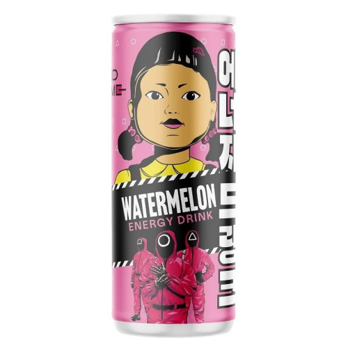 SQUID GAME Arbūzas Energetinis gėrimas 250ml | Multum