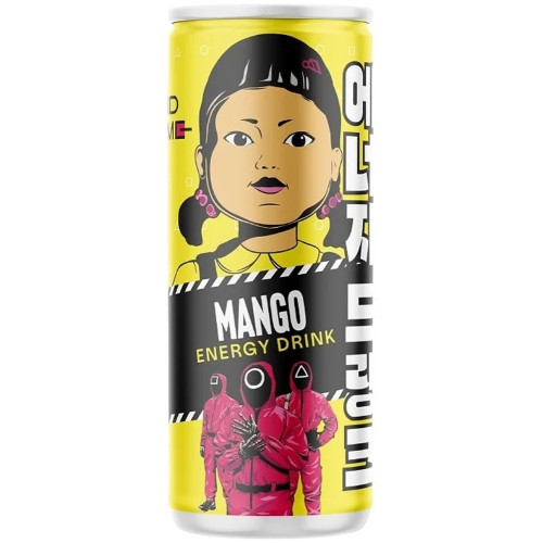 SQUID GAME Mango energetinis gėrimas 250ml | Multum