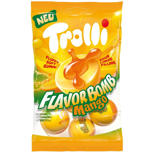 TROLLI skonio bomba Mango želė saldainiai 75g | Multum