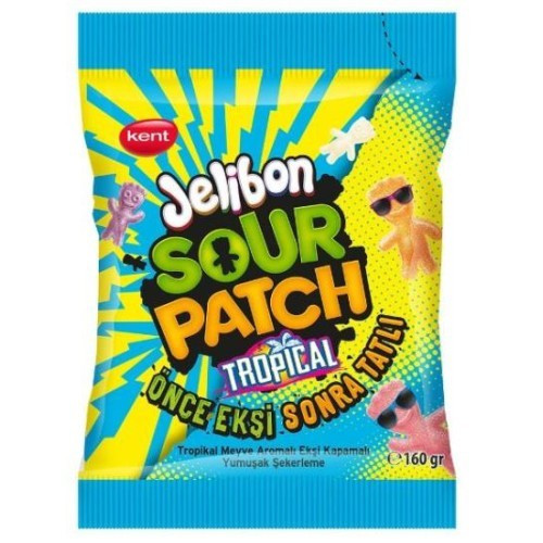 SOUR PATCH Tropiniai želė saldainiai 160g | Multum