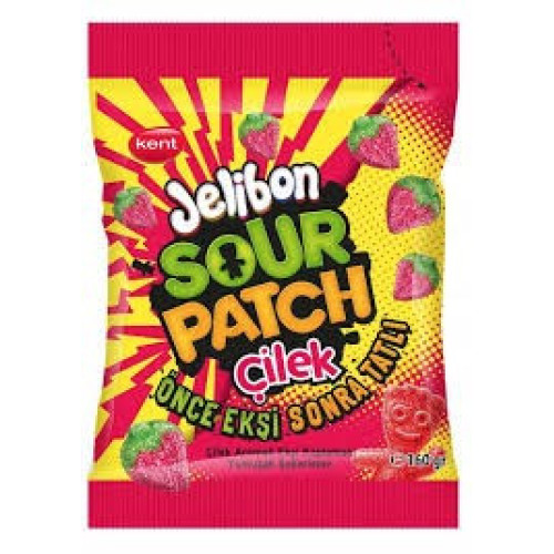 SOUR PATCH braškių želė saldainiai 160g | Multum