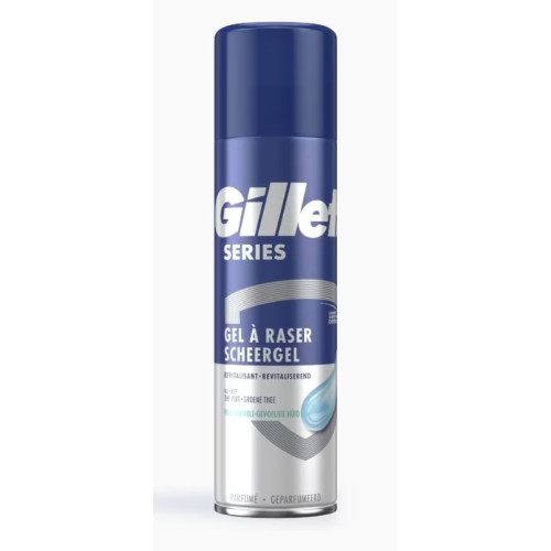GILLETTE serijos atgaivinantis skutimosi gelis 200ml | Multum