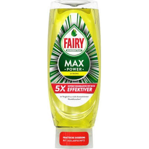 FAIRY Max Power citrinų indų ploviklis 545ml | Multum