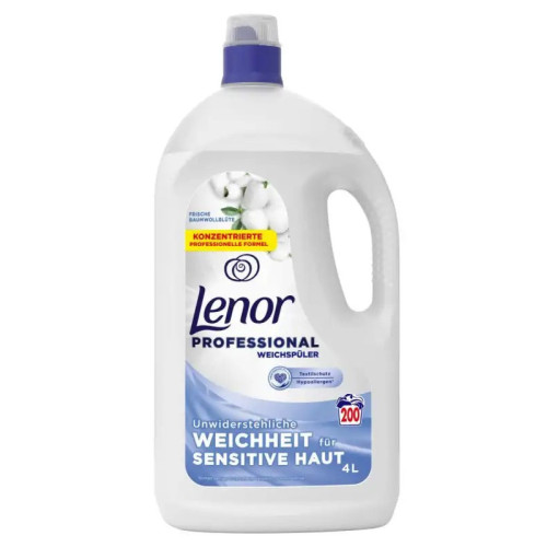 LENOR jautrus skalbinių minkštiklis (200x) 4L | Multum