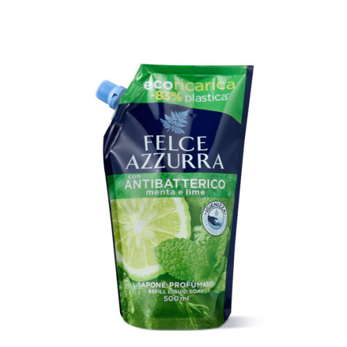 FELCE AZZURRA Mint & Lime Antibakterinis skystas muilas 500ml | Multum