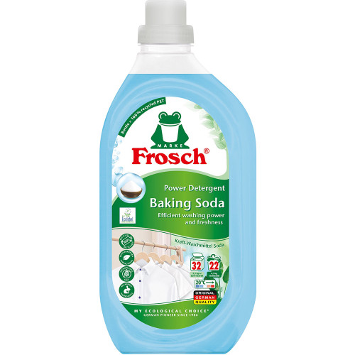 FROSCH efektyvus stipraus veikimo skystas skalbinių ploviklis su soda 1,5L | Multum