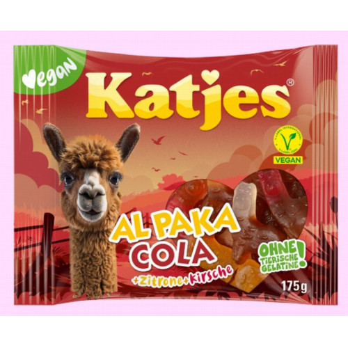 KATJES Al-Paka Cola želė saldainiai 175g | Multum