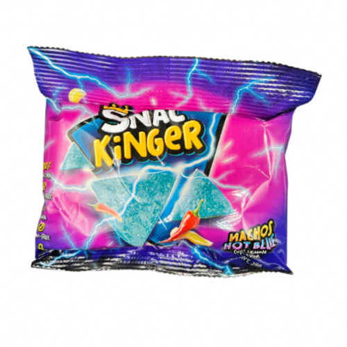 SNACKINGER Karštas mėlynas Nacho traškučių užkandis 28g | Multum