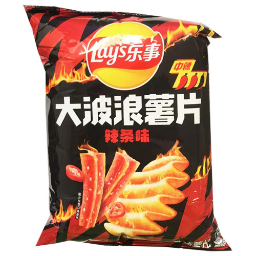 LAY'S MAXX RIDGET Korėjietiški aštraus skonio traškučiai 70g | Multum